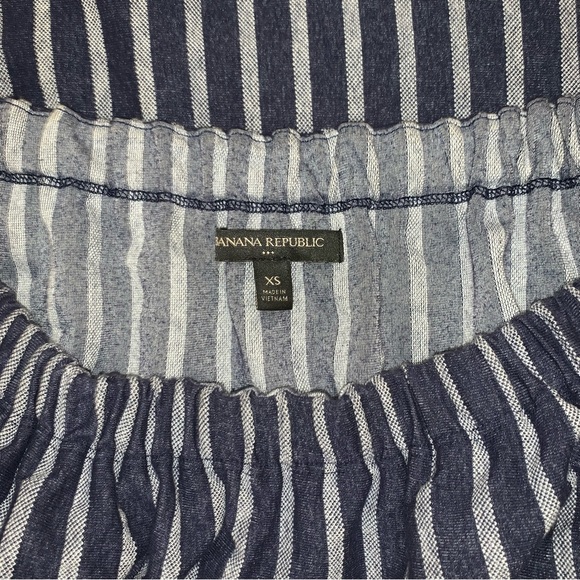 Banana Republic Women’s Stripe Off The Shoulders Top Size XS - Picture 3 of 6